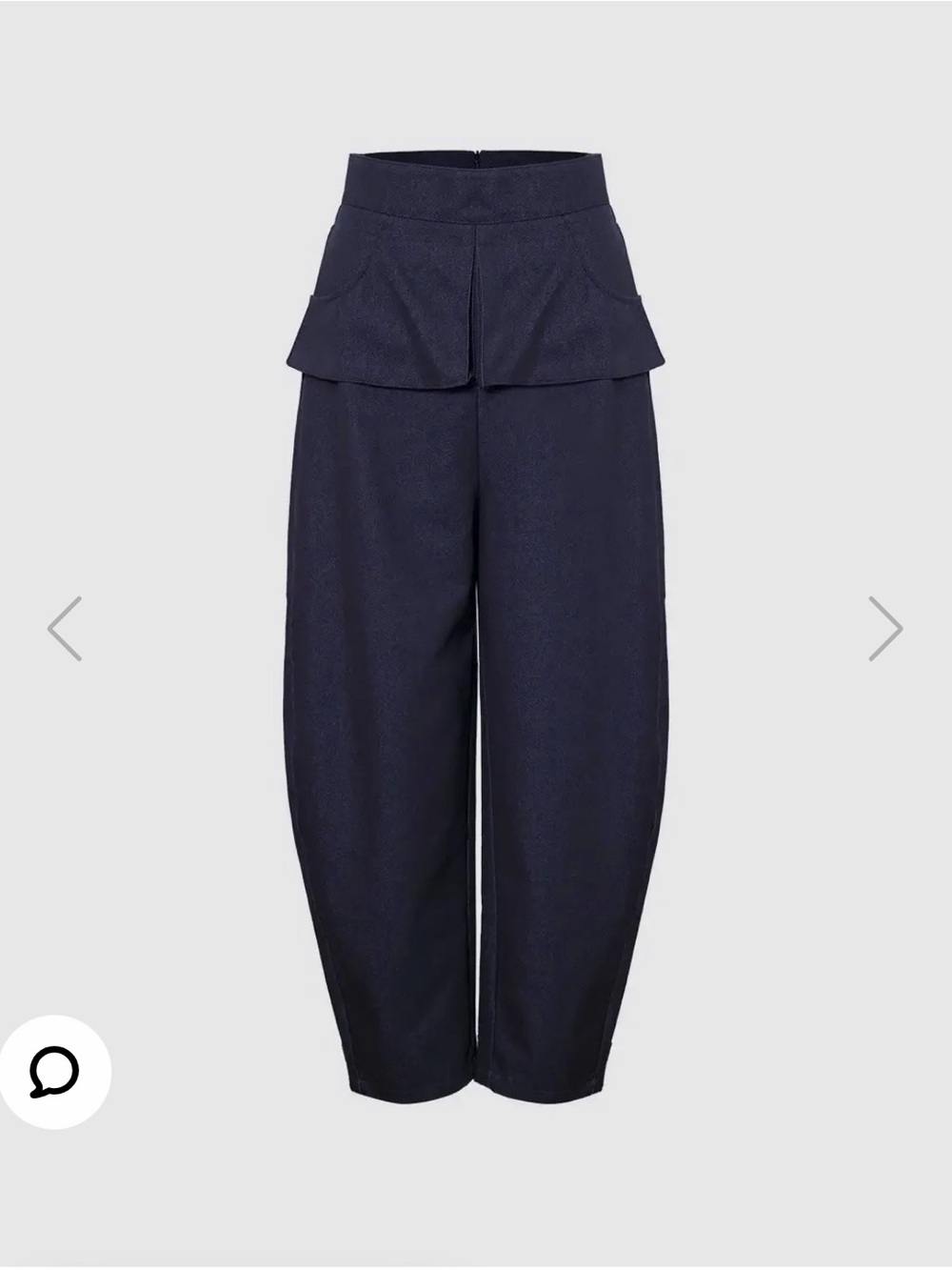 {{Urban Revivo}} Front Panel Overlay Balloon Leg Jeans